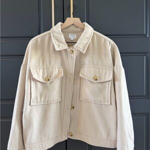 Time and Tru Women's Tan Utility Jacket